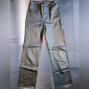 Shein Black Faux Leather Pants